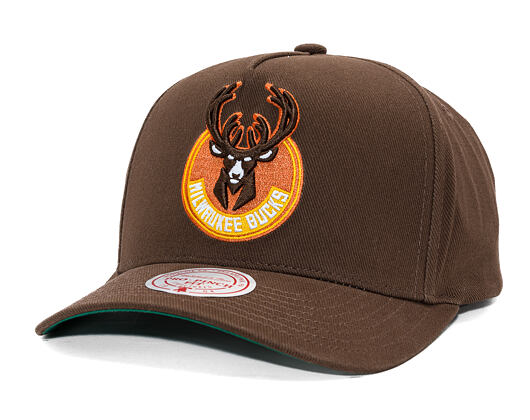 Cap Mitchell & Ness - NBA - Chestnut Peak - Milwaukee Bucks - Brown