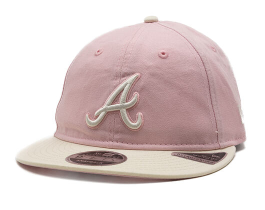 Cap New Era - MLB Washed Tie Dye 9FIFTY Retro Crown - Atlanta Braves - Pink