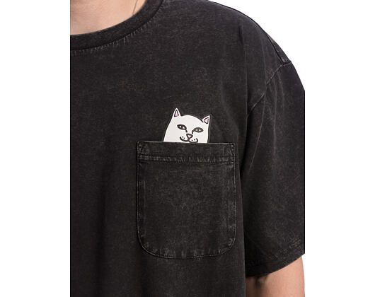 Tee Lord Nermal Pocket Tee (Black Vintage Wash)