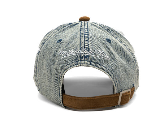 Cap Mitchell & Ness - Den Suede Strapback - NBA - Chicago Bulls - Blue