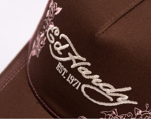Cap Ed Hardy - Skull And Roses 5 Panel Trucker Cap