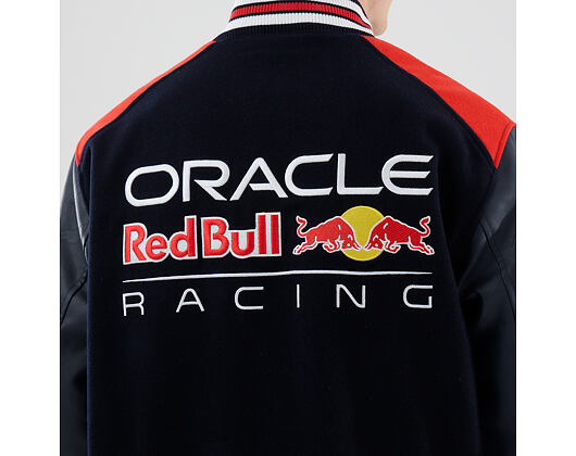 Jacket New Era - F1 Wordmark Varsity Jacket - RED BULL F1 - Navy Blue