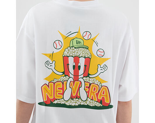 Tee New Era - Branded Food Character Oversized Tee - White