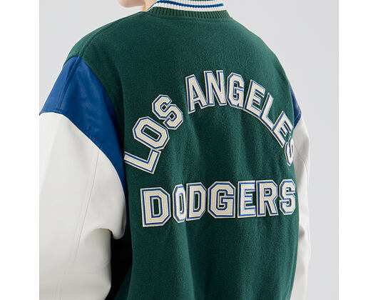 Jacket New Era - MLB Varsity Jacket - LA Dodgers - Cilantro Green