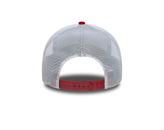 Cap New Era - Faux Suede 9FORTY A-Frame Trucker - AS Roma - Red
