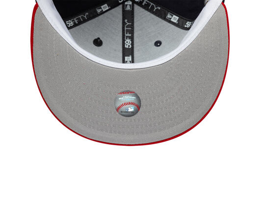 Cap New Era - MLB IMAGE DROP Cooperstown Icon 59FIFTY - Atlanta Braves - Navy / Scarlet