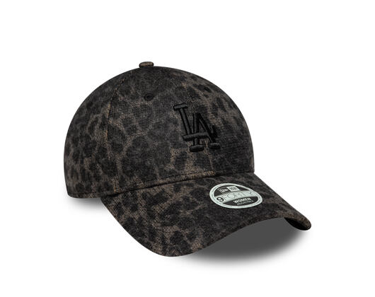 Womens Cap New Era - MLB Cosy Leopard 9FORTY - LA Dodgers - Black