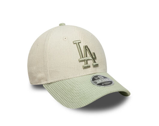 Kids Cap New Era - MLB Cord 9FORTY M-CROWN - LA Dodgers - Cream / Soft Grass