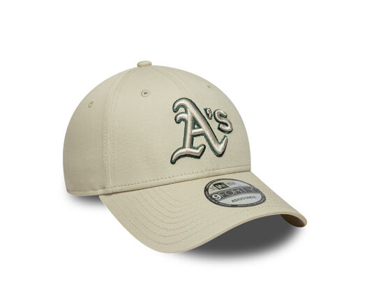 Cap New Era - MLB Team Outline 9FORTY - Oakland Athletics - Stone / Cilantro Green