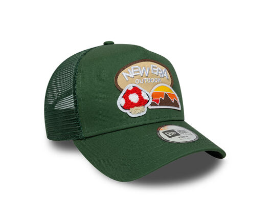 Kids Cap New Era - Branded Outdoor 9FORTY A-Frame Trucker - Cilantro Green