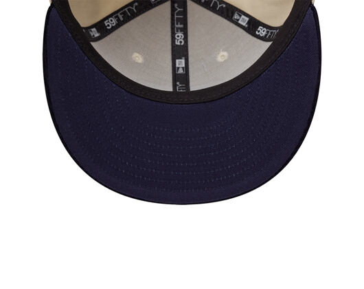 Cap New Era - Branded Patch Cord 59FIFTY - Cream / Navy