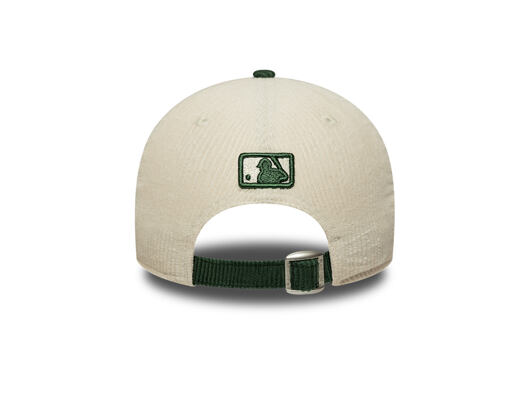 Cap New Era - MLB Cord 9FORTY M-CROWN - LA Dodgers - Cream / Cilantro Green