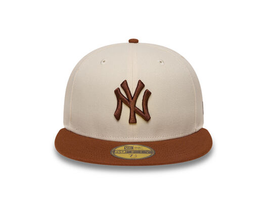 Cap New Era - MLB League Essential 59FIFTY - NY Yankees - Cream / Deep Auburn
