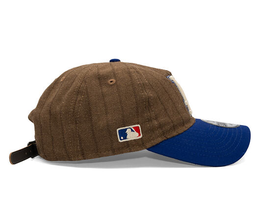 Cap New Era × Three Looms - Chestnut Pinstripe 9TWENTY A-Frame - LA Dodgers