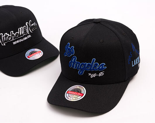 Cap Mitchell & Ness - NBA - Los Angeles Lakers HWC Timeline - Black