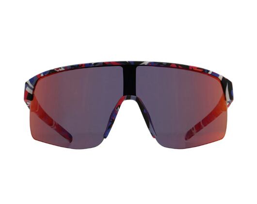 Sunglasses Red Bull SPECT - DAKOTA - Matt Blue/Burgundy - Red-Purple Mirror
