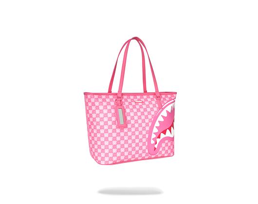 Bag Sprayground - Pink New Check Faces Tote