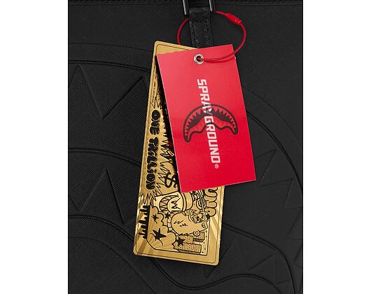Bag Sprayground - Blacked Out Embossed Gold Tooth Tote