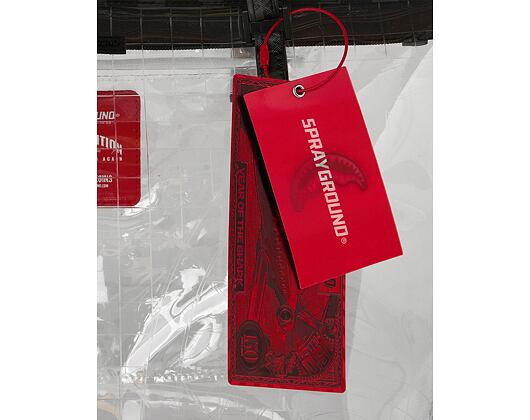 Bag Sprayground - Drip Check Fully Clear Tote