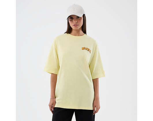 Tee New Era - Branded Beach Party Graphic Oversized Tee - Yellow