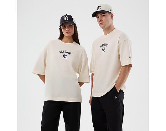 Tee New Era - MLB Waffle Box Tee - NY Yankees - Off White