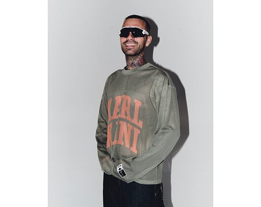 Stencil Mesh Boxy Longsleeve