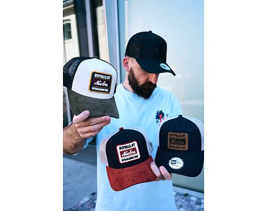 Cap New Era - Branded Patch Denim 9FORTY A-Frame Trucker - Royal
