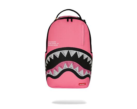 Backpack Sprayground - Shark Central Pink Embroidered Shark Backpack
