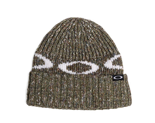 Beanie Oakley - W. Ellipse Ribbed Beanie - Faded Green