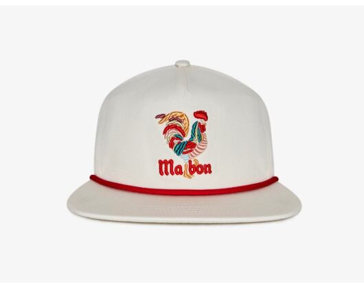 Cap Malbon - Rooster Snapback - Cream