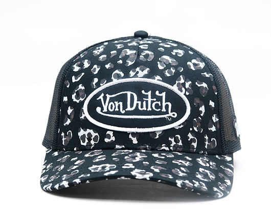 Womens Cap Von Dutch - Baseball - Silver Leopard Foil - Camo