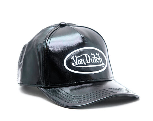 Womens Cap Von Dutch - Baseball - Vinyl Patch - Black