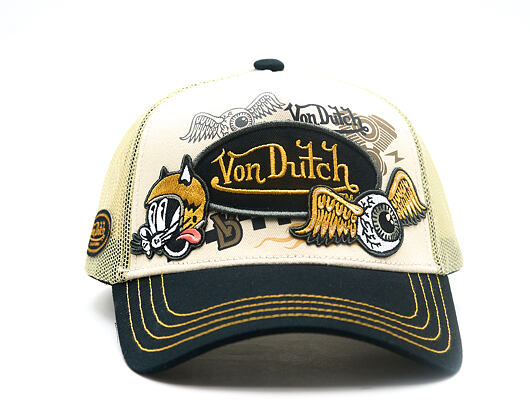 Cap Von Dutch - Trucker - Patch & Print - Black / White