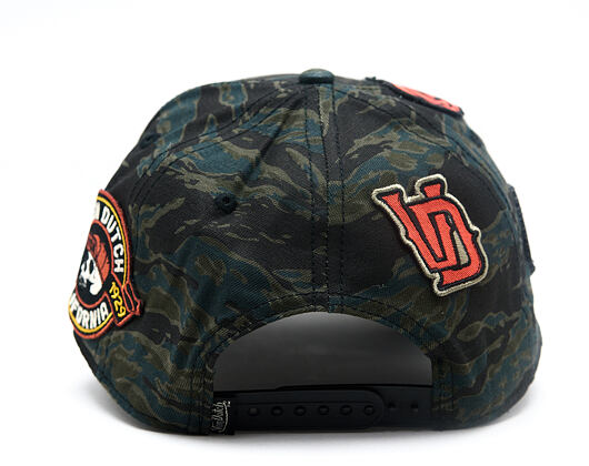 Cap Von Dutch - Motorcycle Club Camo Patches Baseball - Black Tiger Camo