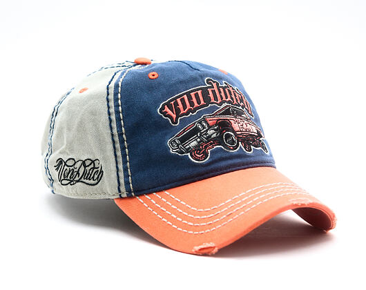 Cap Von Dutch - Baseball - Embroidery - Orange / Navy