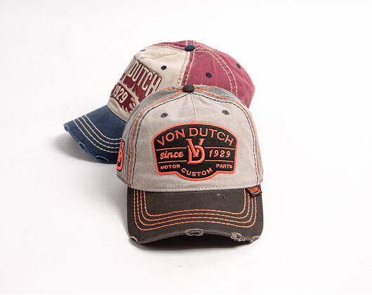 Cap Von Dutch - Baseball - Embroidery - White / Navy