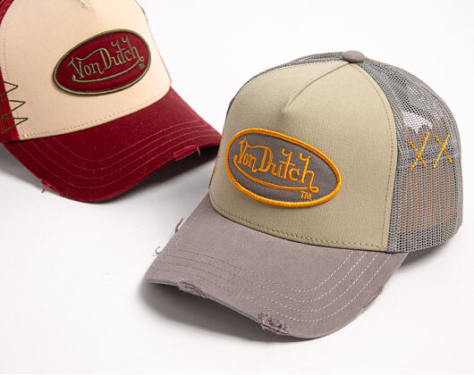 Cap Von Dutch - Trucker - Patch - Green / Light Blue