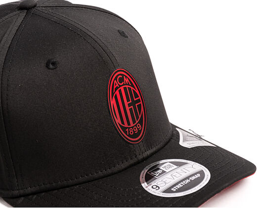 Cap New Era - Poly 9SEVENTY Stretch-Snap - AC MILAN - Black