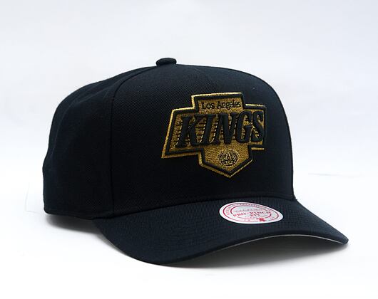 Cap Mitchell & Ness - NHL Black And Gold Pro Snapback - Chicago Blackhawks - Black