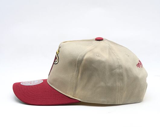 Cap Mitchell & Ness - NBA Retro Roots Deadstock - Miami Heat - Cream