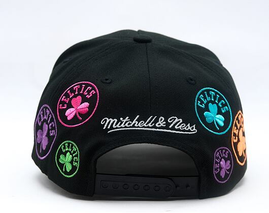 Cap Mitchell & Ness - NBA 404 Club Neon Pro Snapback - Boston Celtics - Black