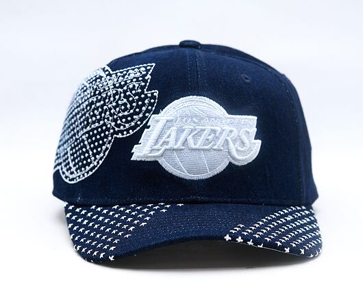 Cap Mitchell & Ness - NBA Run Stitch Pro Snapback - Los Angeles Lakers - Blue