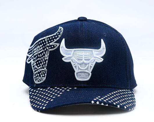 Cap Mitchell & Ness - NBA Run Stitch Pro Snapback - Chicago Bulls - Blue
