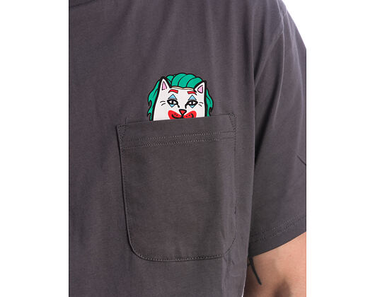 Tee Rip N Dip - Why So Nermal? Pocket Tee (Charcoal)