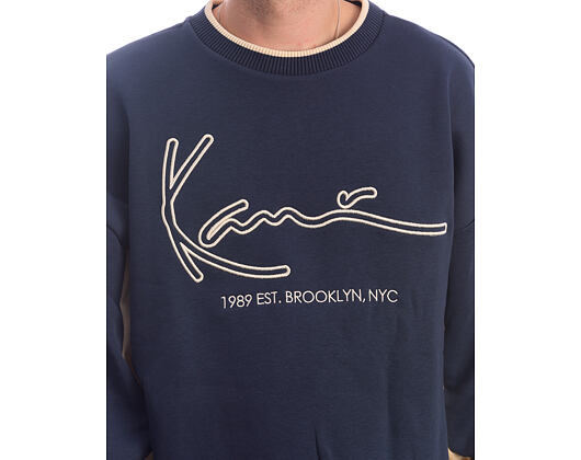 Sweatshirt Karl Kani - Signature BRK Insert Oversized Crew - Blue