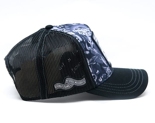 Cap Capslab - Looney Tunes Trucker - Bugs Bunny Toon Print - Navy / Black