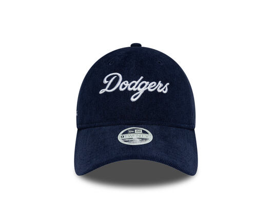 Womens Cap New Era - MLB Cord Script 9TWENTY - LA Dodgers - Navy / White