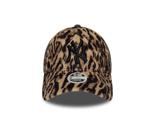 Womens Cap New Era - MLB Ocelot Print 9FORTY - NY Yankees - Black / Brown