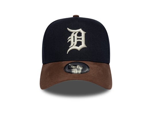 Cap New Era - MLB Suede Visor 9FORTY A-Frame - Detroit Tigers - Navy / Chestnut Brown
