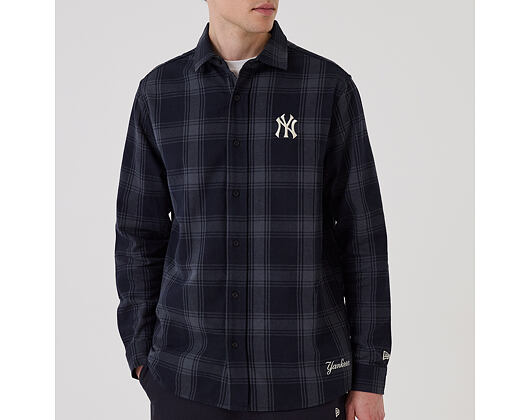 Tee New Era - MLB Plaid Shirt - NY Yankees - Navy
